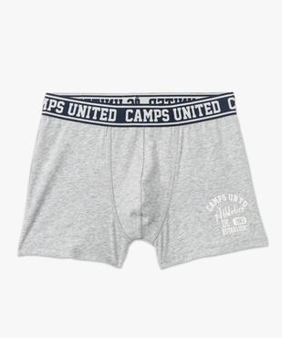 Boxer en coton extensible imprimé homme - Camps United vue4 - CAMPS US - GEMO