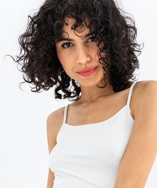 Débardeur à fines bretelles en microfibre femme  vue2 - GEMO(FEMME PAP) - GEMO