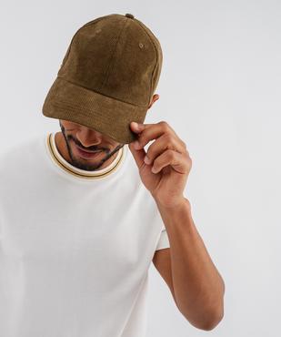 Casquette en velours côtelé homme vue5 - GEMO (ACCESS) - GEMO