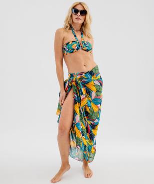 Paréo à motifs fleuris femme vue3 - GEMO (ACCESS) - GEMO