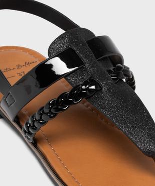 Sandales métallisées à entredoigt femme - Valentina Baldano vue6 - VALENTINA BALDA - GEMO