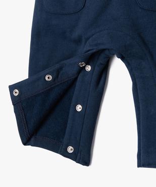 Ensemble body + salopette en molleton bébé garçon - LuluCastagnette vue3 - LULUCASTAGNETTE - GEMO
