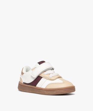 Baskets fille à scratch tricolores style rétro vue4 - LOVELY WINGS GEMO FOR GOOD - GEMO
