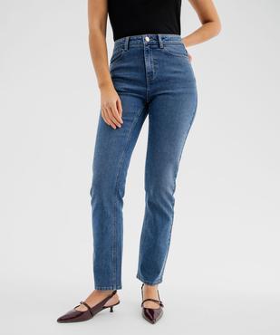 Jean Regular taille haute femme vue6 - GEMO(FEMME PAP) - GEMO