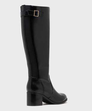 Bottes à talon avec élastique sur la tige femme - LuluCastagnette vue4 - LULUCASTAGNETTE - GEMO