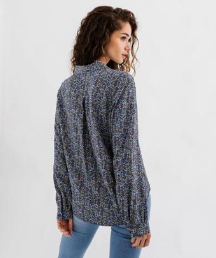 Chemise fluide imprimée femme vue3 - GEMO 4G FEMME - GEMO