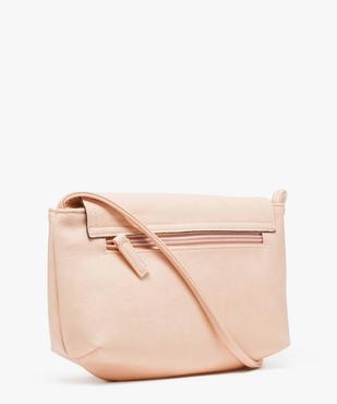 Sac femme forme pochette avec rabat et détail pompon vue2 - GEMO (ACCESS) - GEMO