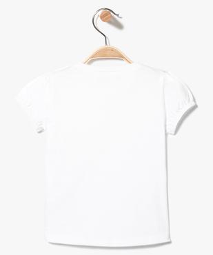 Tee-shirt uni manches ballon vue2 - GEMO(BEBE DEBT) - GEMO