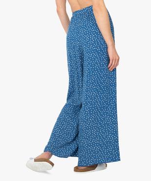 Pantalon de plage femme ouvert sur l’avant vue3 - GEMO 4G FEMME - GEMO