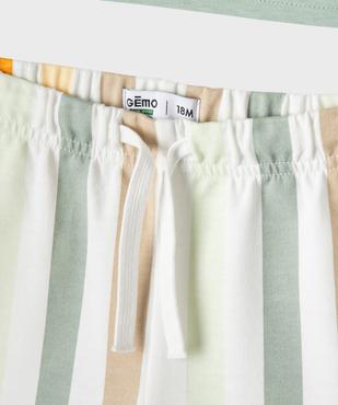 Ensemble 2 pièces bébé garçon - Débardeur et short vue3 - GEMO 4G BEBE - GEMO