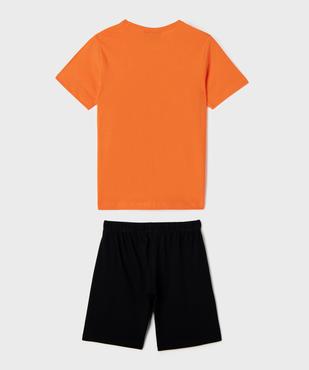 Pyjashort bicolore avec motif manga garçon - Naruto Shippuden vue4 - NARUTO - GEMO
