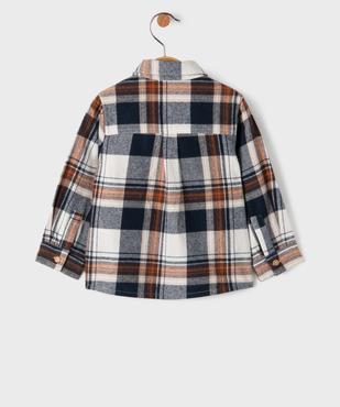Chemise col chemise à carreaux en coton bébé garçon - LuluCastagnette vue5 - LULUCASTAGNETTE - GEMO