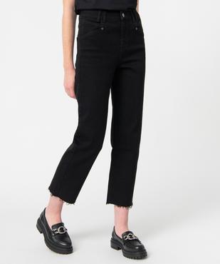 Jean femme coupe droite longueur 7/8ème vue1 - GEMO 4G FEMME - GEMO
