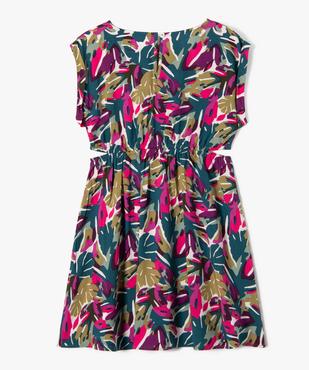 Robe fille imprimée avec ouvertures à la taille vue3 - GEMO (ENFANT) - GEMO