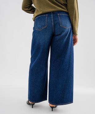 Jean wide leg avec coutures asymétriques femme grande taille vue3 - GEMO (G TAILLE) - GEMO