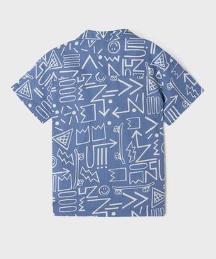 Chemise imprimée garçon vue4 - GEMO (ENFANT) - GEMO