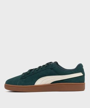 Baskets basses Smash 3.0 en cuir suédé - Puma vue3 - PUMA - GEMO