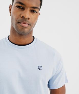 Tee-shirt col rond uni homme - Kensington vue2 - KENSINGTON - GEMO