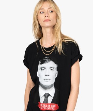 Tee-shirt femme avec motif XXL – Peaky Blinders vue2 - PEAKY BLINDERS - GEMO
