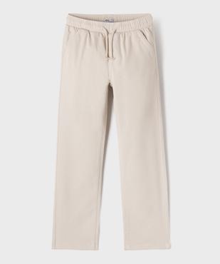 Pantalon Regular avec ceinture ajustable garçon vue2 - GEMO (JUNIOR) - GEMO