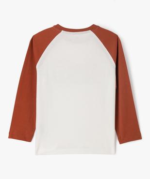 T-shirt manches longues imprimé garçon vue3 - GEMO (ENFANT) - GEMO