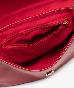 Sac femme à rabat décoré de chaîne métallique vue3 - GEMO (ACCESS) - GEMO