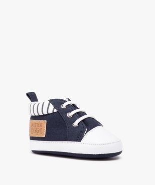 Chaussons bébé fille babies en velours - LuluCastagnette vue2 - GEMO 4G BEBE - GEMO