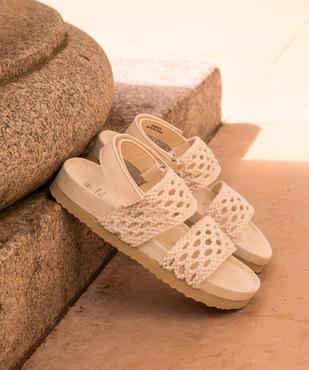 Sandales à scratch et brides crochetées fille - Lovely Wings vue1 - LOVELY WINGS - GEMO