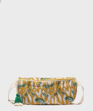 Sac banane en coton matelassé avec motifs fleuris femme vue1 - GEMO (ACCESS) - GEMO