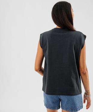 Short en jean ample taille haute avec poches sur l’avant femme vue4 - GEMO 4G FEMME - GEMO