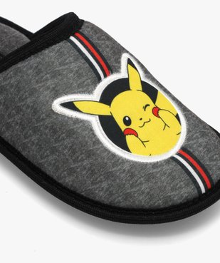 Chaussons garçon mules en jersey Pikachu - Pokémon vue6 - POKEMON - GEMO