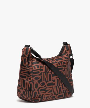 Sac seau en toile imprimée femme vue2 - GEMO (ACCESS) - GEMO
