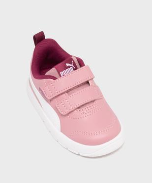 Baskets basses à scratch Courtflex V3 bébé fille - Puma vue5 - PUMA - GEMO