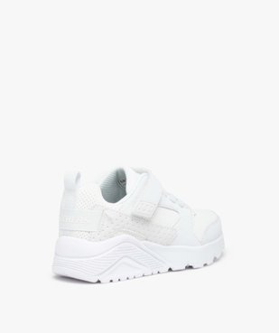Baskets garçon unies à lacets et scratch - Skechers vue4 - SKECHERS - GEMO