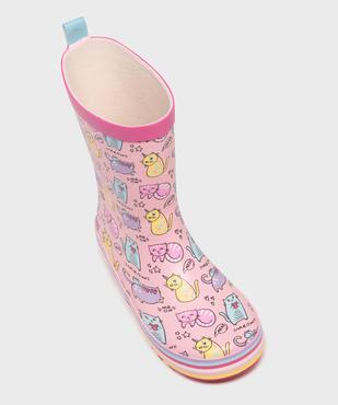 Bottes de pluie imprimé chats fille - Lovely Wings vue5 - LOVELY WINGS - GEMO