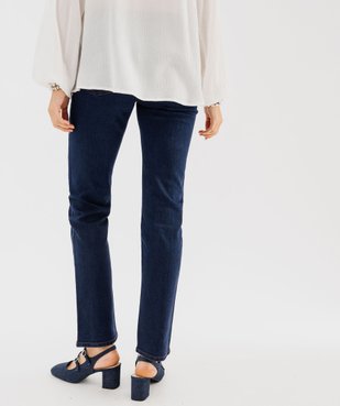 Jean Regular taille haute en denim stretch femme - Longueur L30 vue4 - GEMO(FEMME PAP) - GEMO