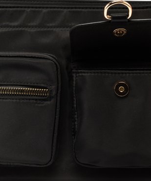 Sac bandoulière en toile multipoches femme vue3 - GEMO (ACCESS) - GEMO