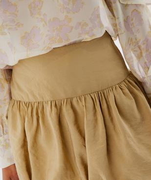 Jupe courte et fluide forme boule femme vue2 - GEMO(FEMME PAP) - GEMO