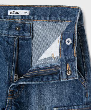 Jean cargo délavé garçon vue3 - GEMO (ENFANT) - GEMO