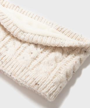 Echarpe snood en maille torsadée doublée polaire bébé garçon vue2 - GEMO (ACCESS) - GEMO