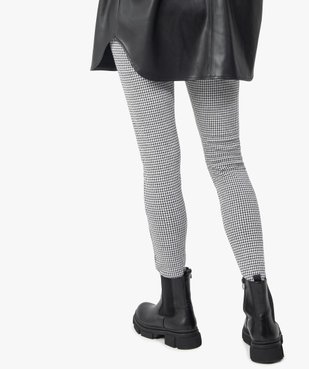 Leggings femme à motif pied de poule vue3 - GEMO(FEMME PAP) - GEMO