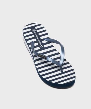 Tongs de plage à talon compensé femme - LuluCastagnette vue5 - LULUCASTAGNETTE - GEMO