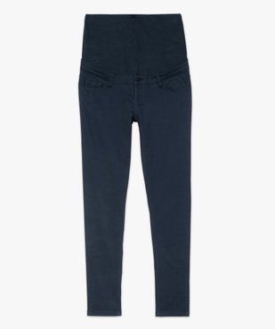 Jean de grossesse coupe slim avec large bandeau élastiqué vue4 - GEMO (MATER) - GEMO
