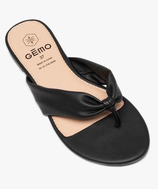 Tongs femme à talon plat et entre-doigts drapé vue5 - GEMO (CASUAL) - GEMO