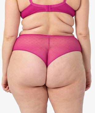 Shorty en dentelle et tulle femme grande taille vue2 - GEMO(HOMWR FEM) - GEMO