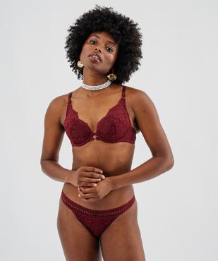 Soutien-gorge push-up en dentelle vue2 - GEMO(HOMWR FEM) - GEMO
