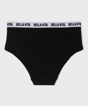 Culottes en coton stretch à large ceinture imprimée fille (lot de 3) vue3 - GEMO 4G FILLE - GEMO