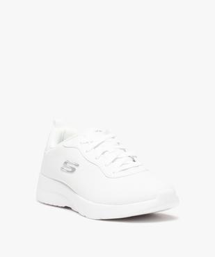 Baskets femme unies légères à lacets - Skechers vue2 - SKECHERS - GEMO
