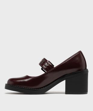 Chaussures à talon Mary Jane à semelle épaisse femme vue3 - 5 MILES - GEMO