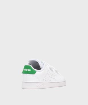 Baskets basses à scratch modèle Advantage bébé garçon - Adidas vue4 - ADIDAS - GEMO